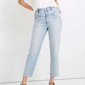 NWOT Madewell Tapered Jeans in Fitzgerald Wash: Yoked Edition - Size 23